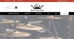 Desktop Screenshot of musicgeardeals.com